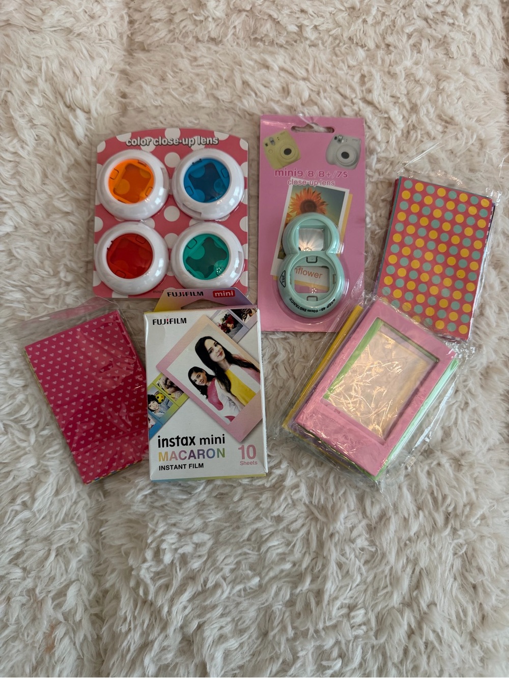 Fujifilm Instax Mini Accessories Kit with Macaron Film & Color Filters